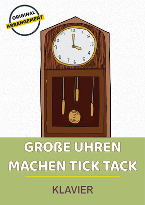 Große Uhren machen tick tack