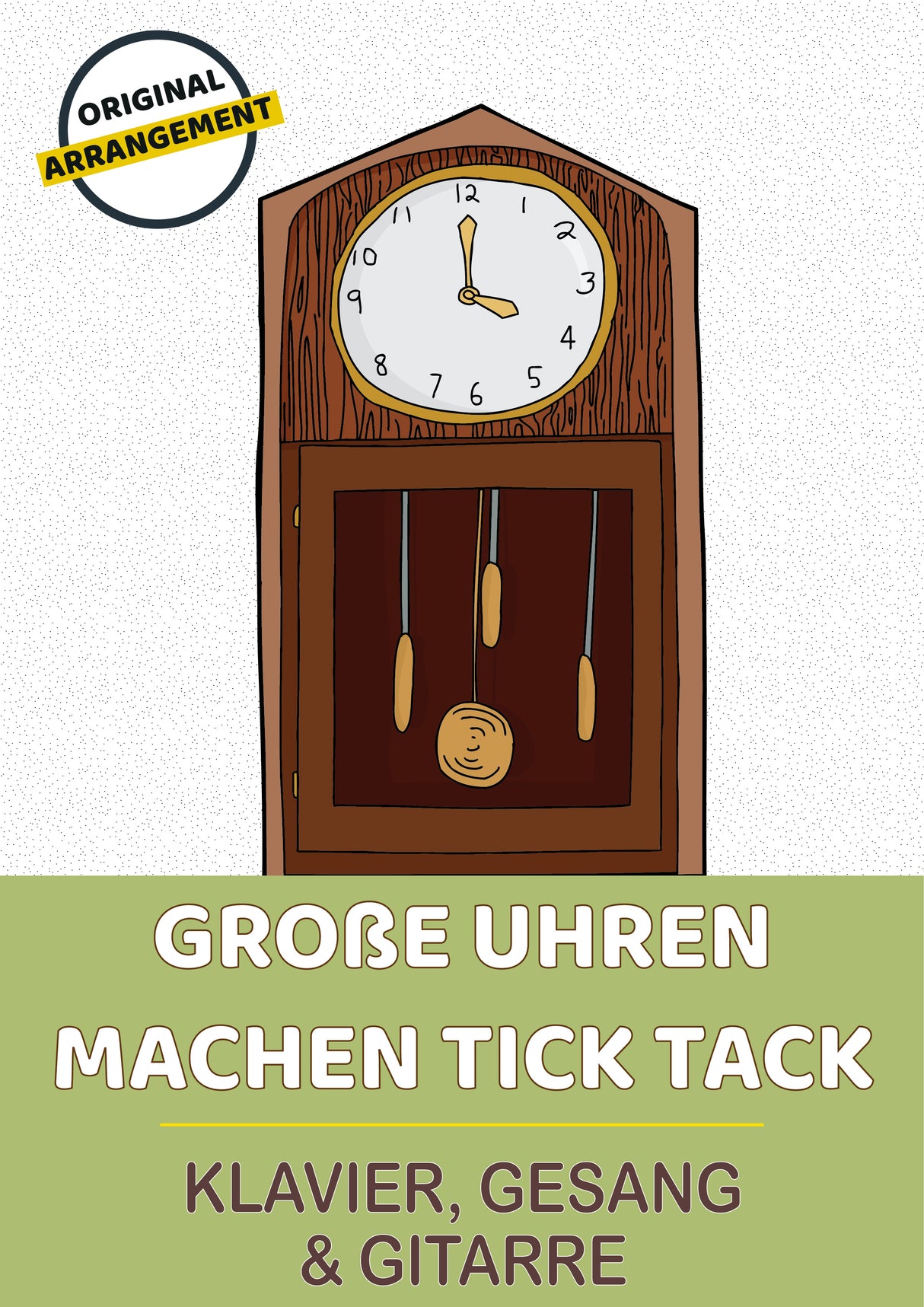 Große Uhren machen tick tack
