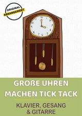 Große Uhren machen tick tack