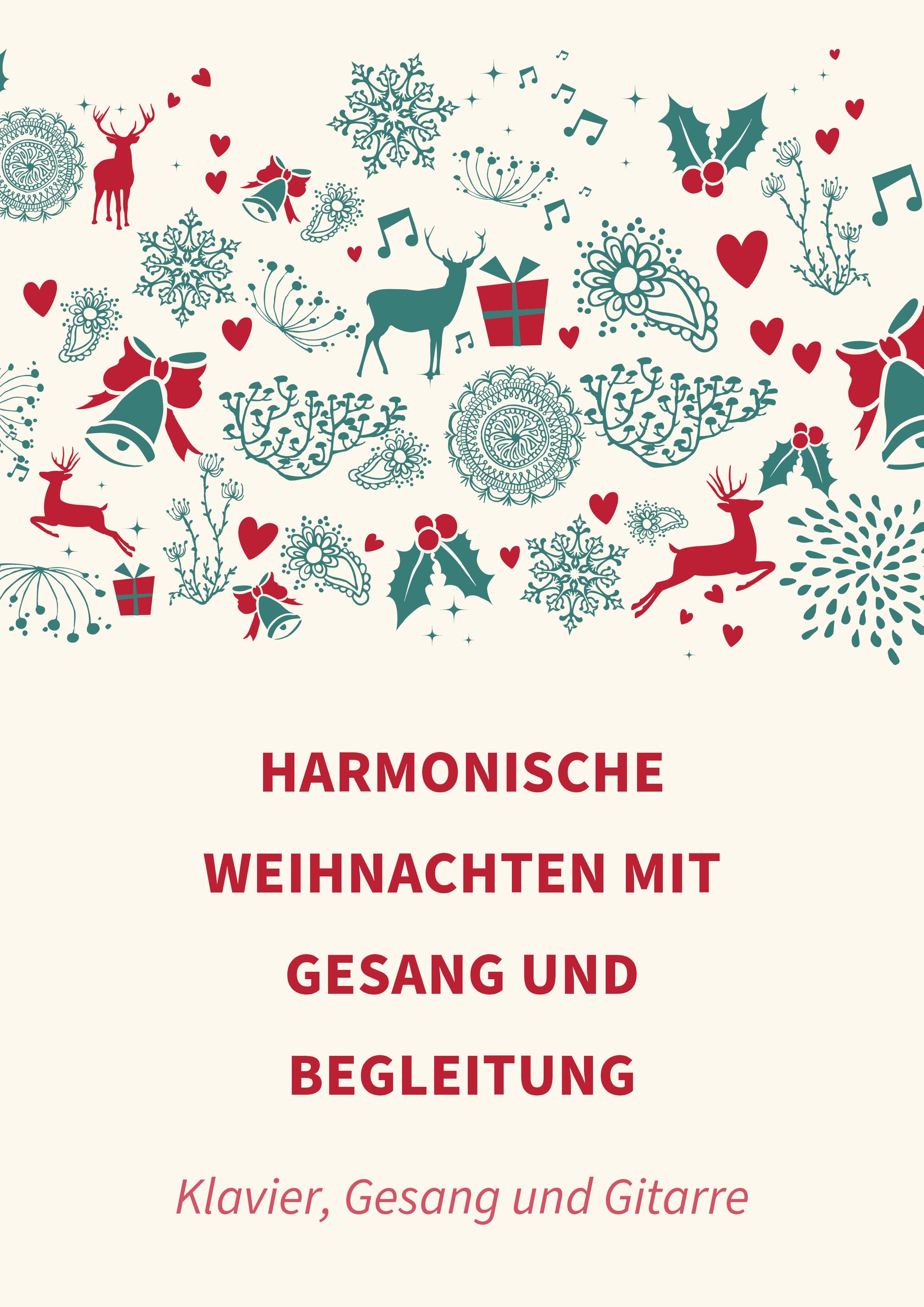 Harmonische Weihnachten mit Gesang und Begleitung