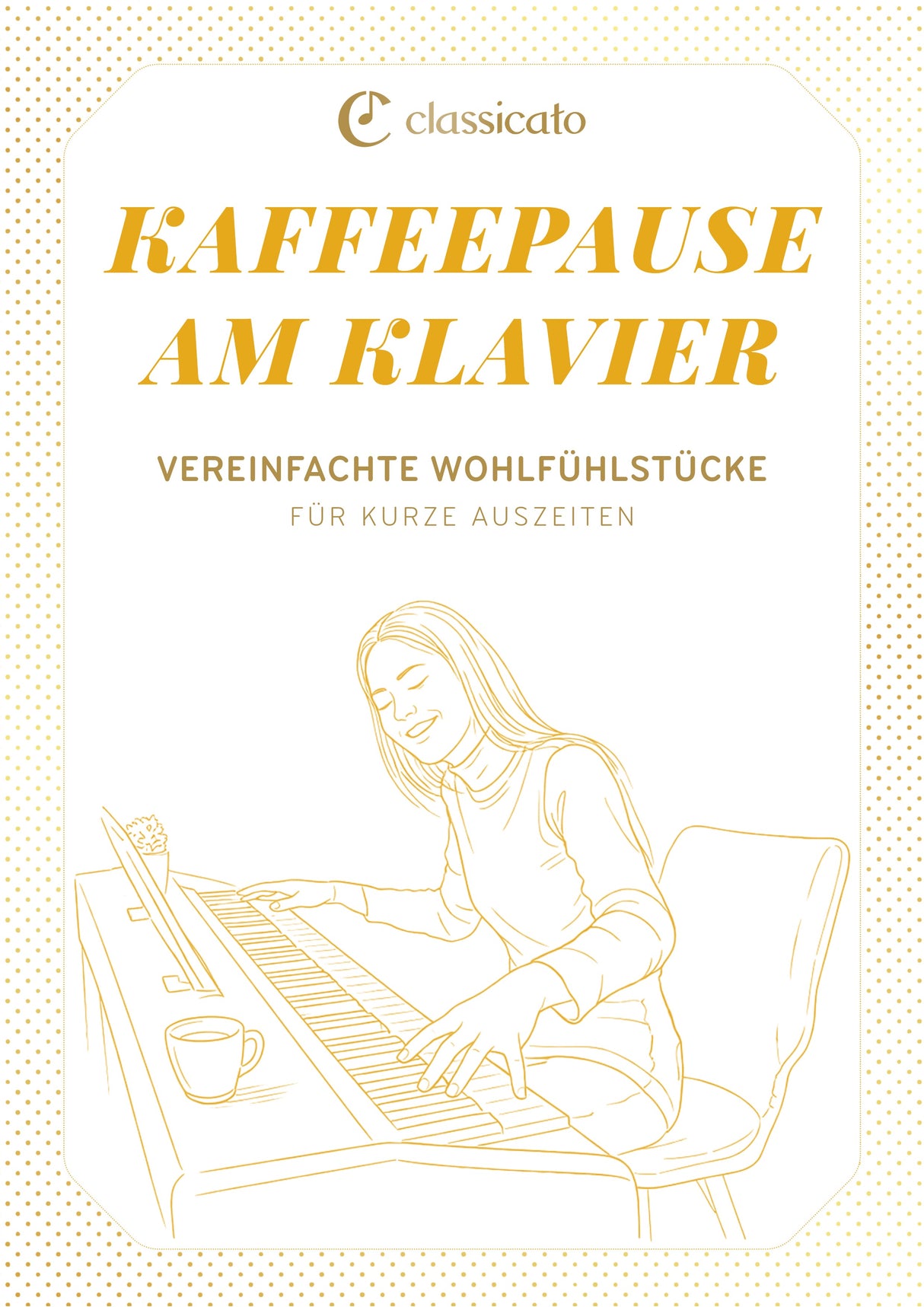 Kaffeepause am Klavier