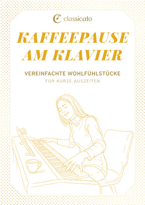 Kaffeepause am Klavier