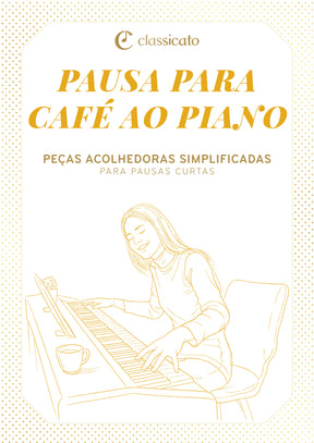 Pausa para café ao piano