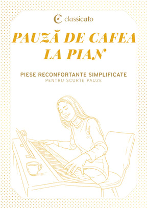 Pauză de cafea la pian