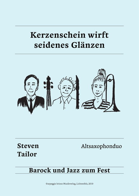 Kerzenschein wirft seidenes Glänzen