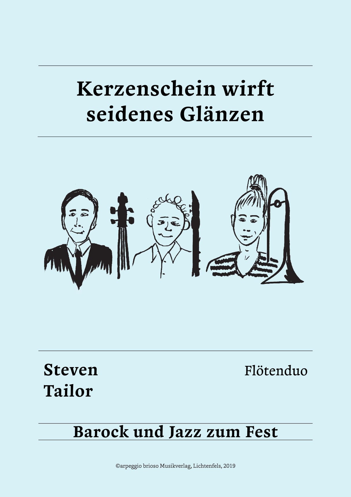Kerzenschein wirft seidenes Glänzen