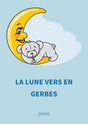 La lune vers en gerbes