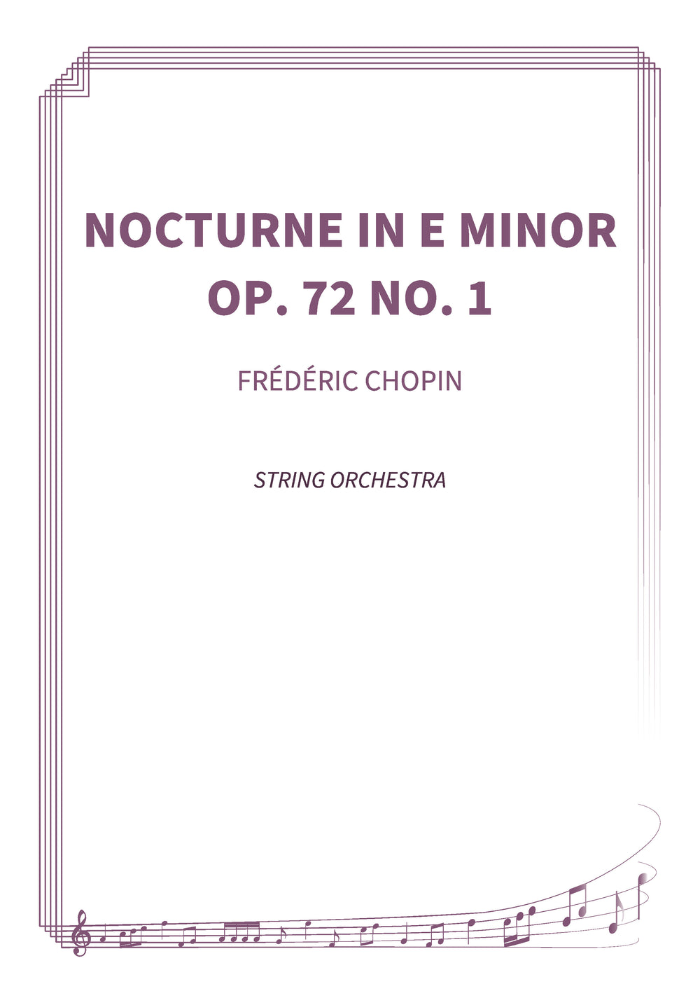 Nocturne in E minor, Op. 72 No. 1