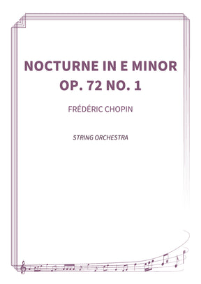 Nocturne in E minor, Op. 72 No. 1