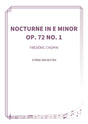 Nocturne in E minor, Op. 72 No. 1