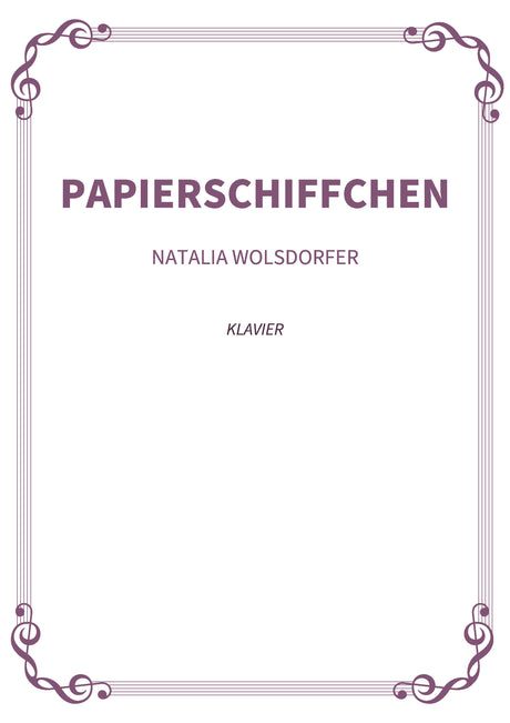 Papierschiffchen