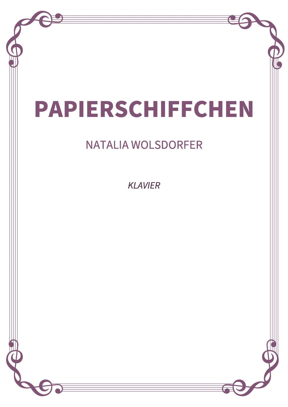 Papierschiffchen