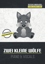 Zwei kleine Wölfe