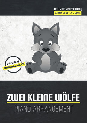 Zwei kleine Wölfe