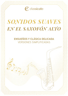 Sonidos suaves en el saxofón alto