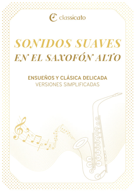 Sonidos suaves en el saxofón alto