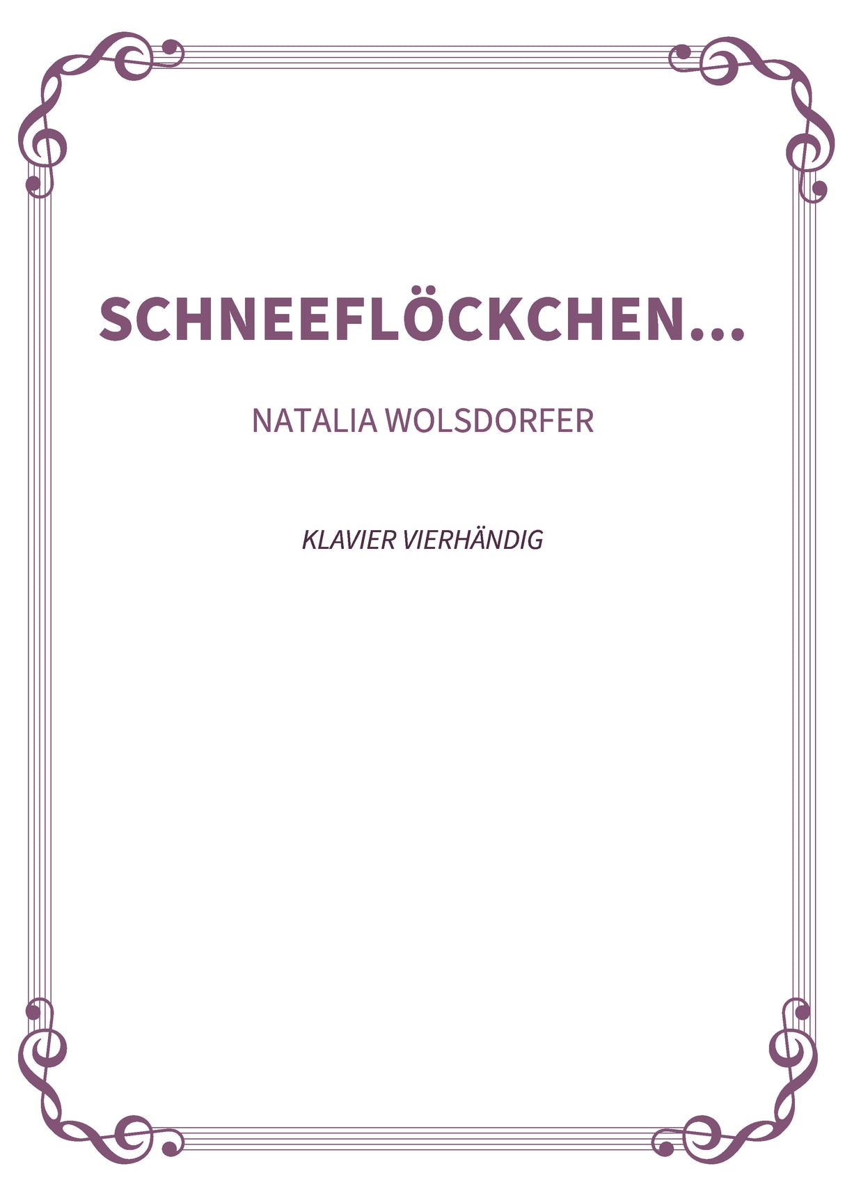 Schneeflöckchen...