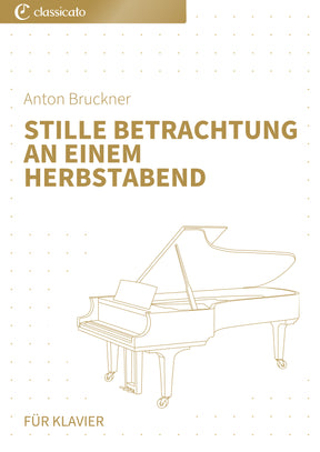 Stille Betrachtung an einem Herbstabend