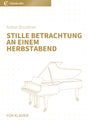 Stille Betrachtung an einem Herbstabend