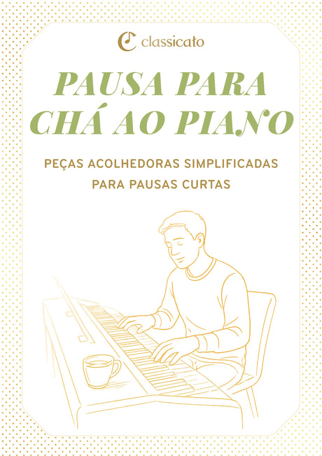 Pausa para chá ao piano