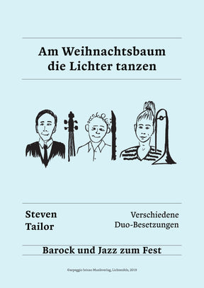 Am Weihnachtsbaum die Lichter tanzen