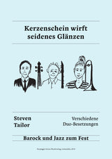 Kerzenschein wirft seidenes Glänzen