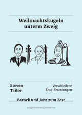 Weihnachtskugeln unterm Zweig