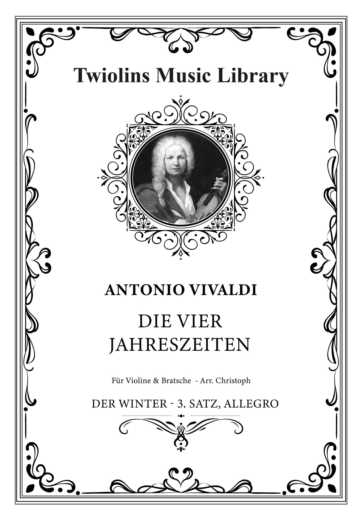 Die vier Jahreszeiten, Konzert Nr. 4 - Der Winter