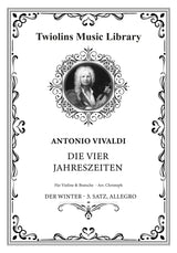Die vier Jahreszeiten, Konzert Nr. 4 - Der Winter