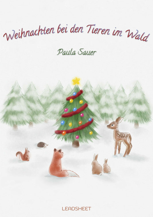 Weihnachten bei den Tieren im Wald