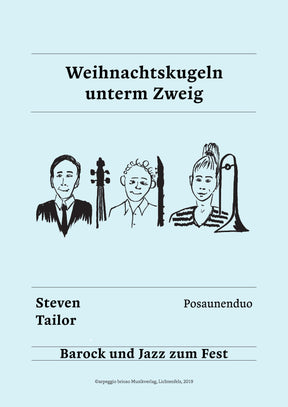 Weihnachtskugeln unterm Zweig