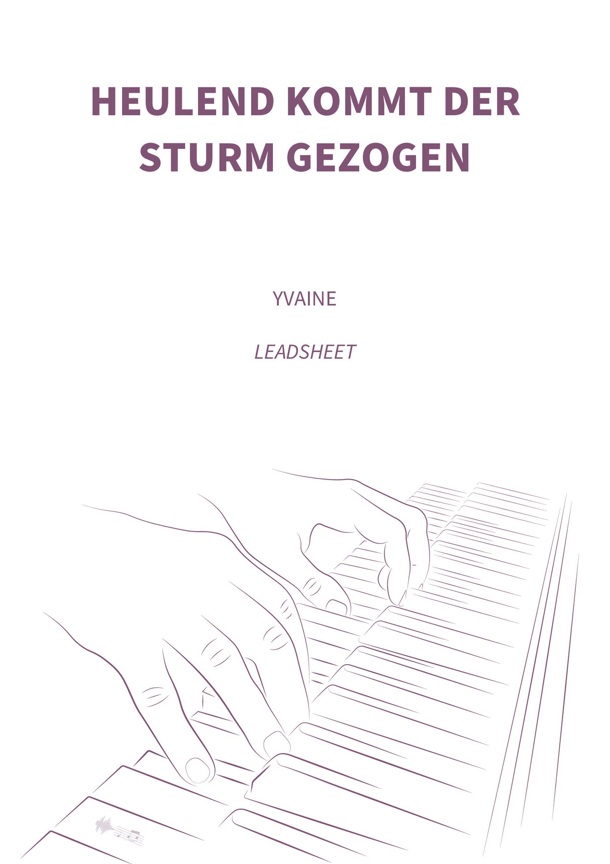 Heulend kommt der Sturm gezogen