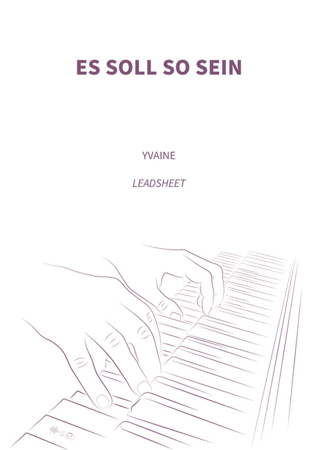 Es soll so sein