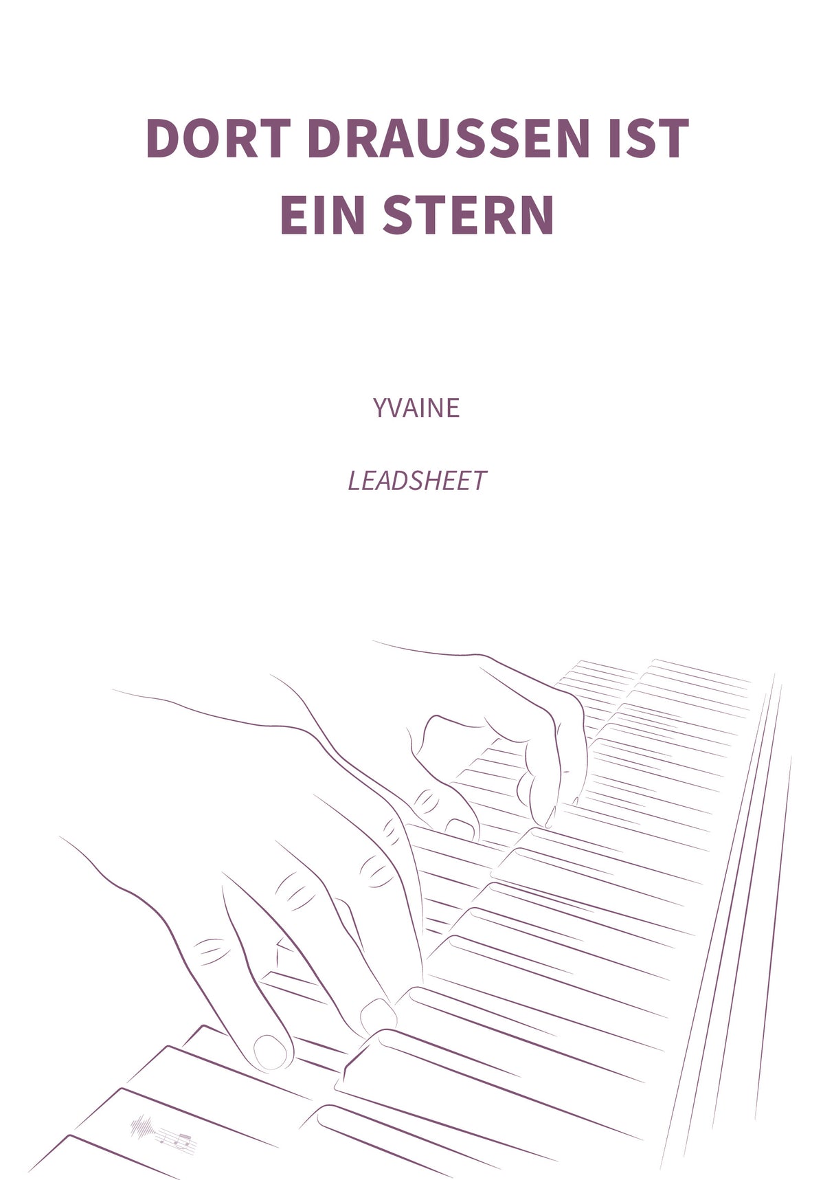 Dort draußen ist ein Stern
