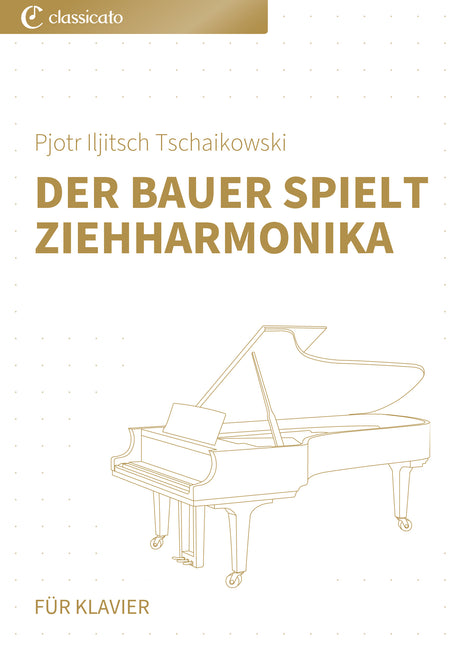 Der Bauer spielt Ziehharmonika