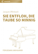 Sie entfloh, die Taube so minnig
