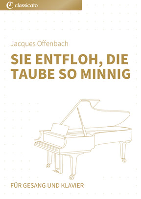 Sie entfloh, die Taube so minnig