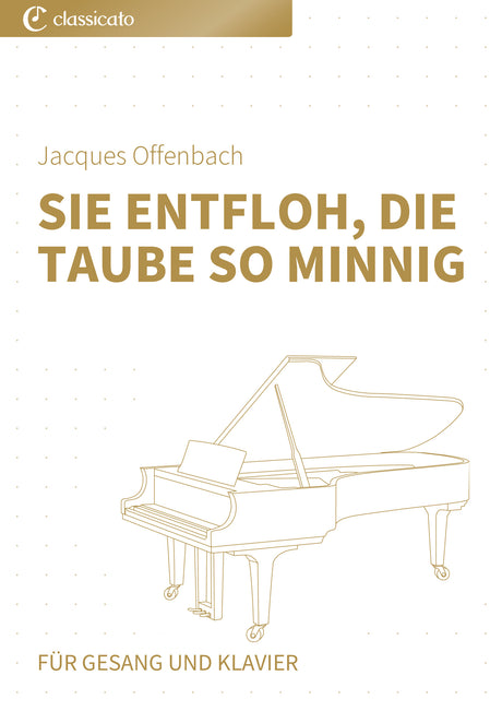 Sie entfloh, die Taube so minnig