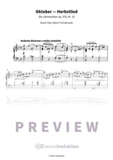 Oktober — Herbstlied - Preview Page 1