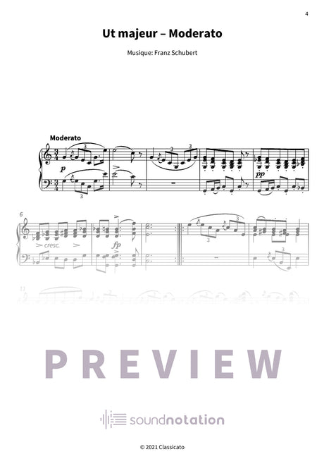Moments musicaux D 780 (op. 94) - Preview Page 1