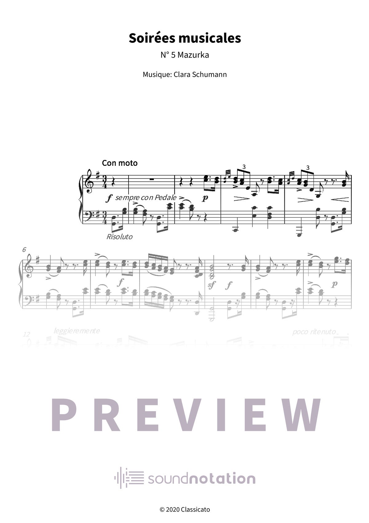 Soirées musicales - Preview Page 1