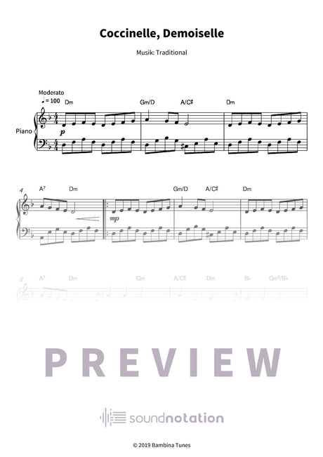 Coccinelle, Demoiselle - Preview Page 1