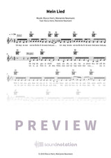 Mein Lied - Preview Page 1