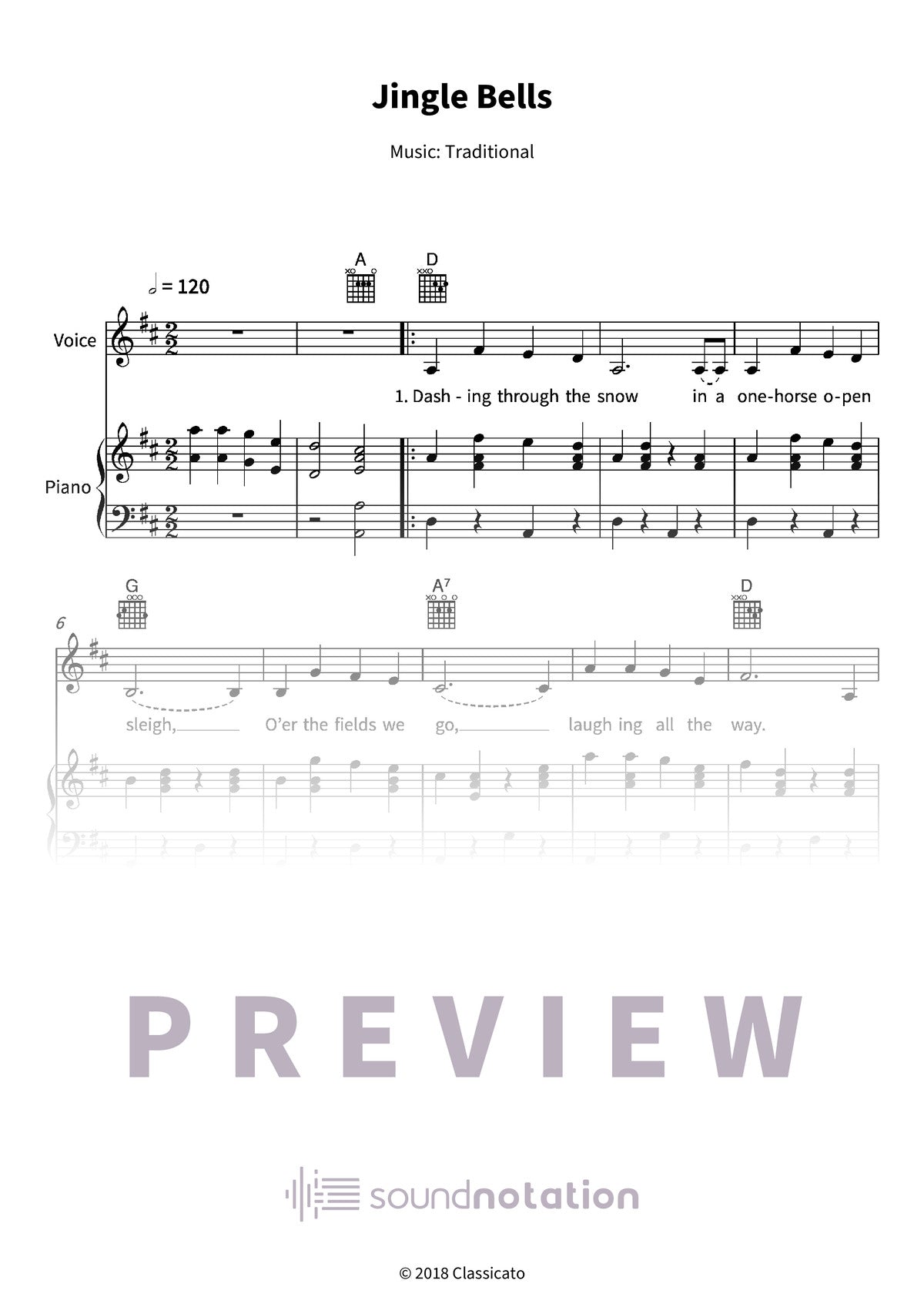 Jingle Bells - Preview Page 1