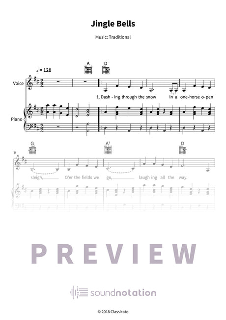 Jingle Bells - Preview Page 1