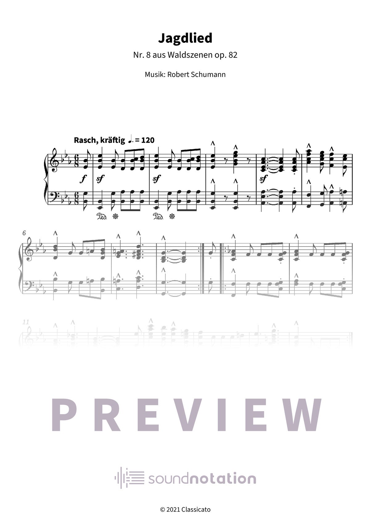 Jagdlied - Preview Page 1