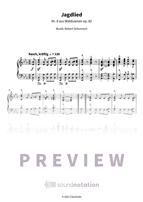 Jagdlied - Preview Page 1