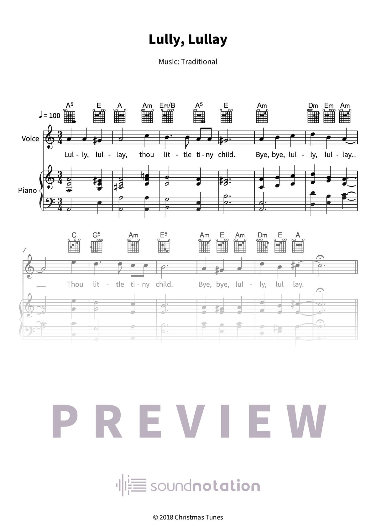 Lully, Lullay - Preview Page 1