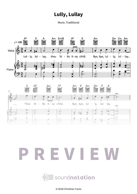 Lully, Lullay - Preview Page 1
