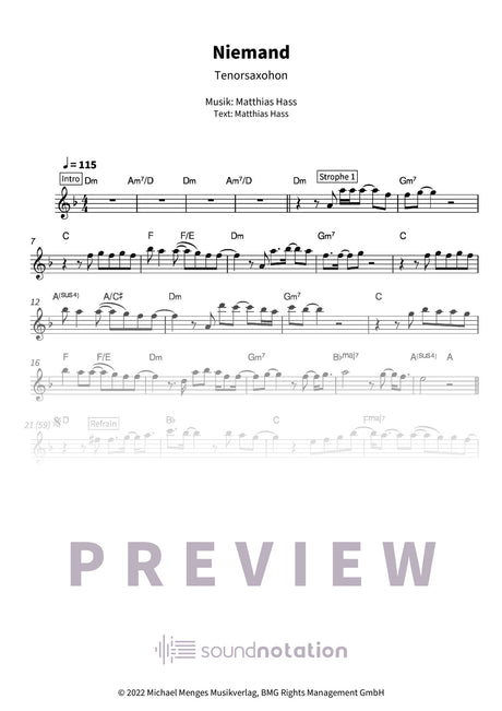 Niemand - Preview Page 1
